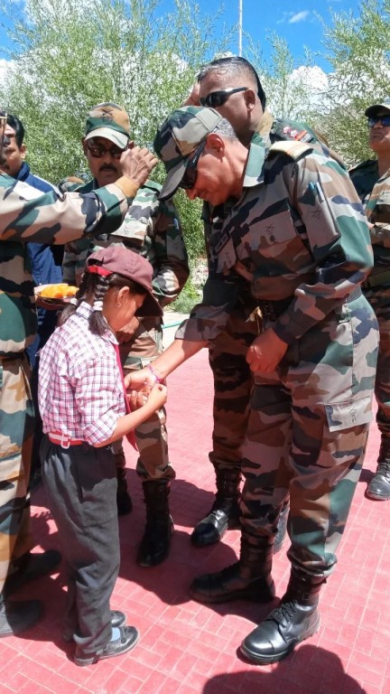 Raksha Bandan celebration at 129 Sata Regiment -19th August 2024