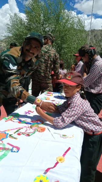 Raksha Bandan celebration at 129 Sata Regiment -19th August 2024